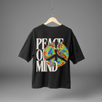 🌈 Peace of Mind Oversize Tee – Rainbow