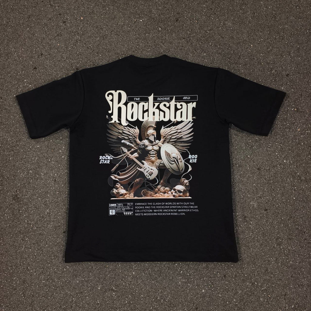 ✨ Rockstar Oversize Tee – Buff