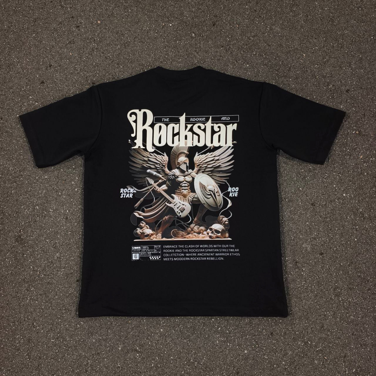 ✨ Rockstar Oversize Tee – Buff